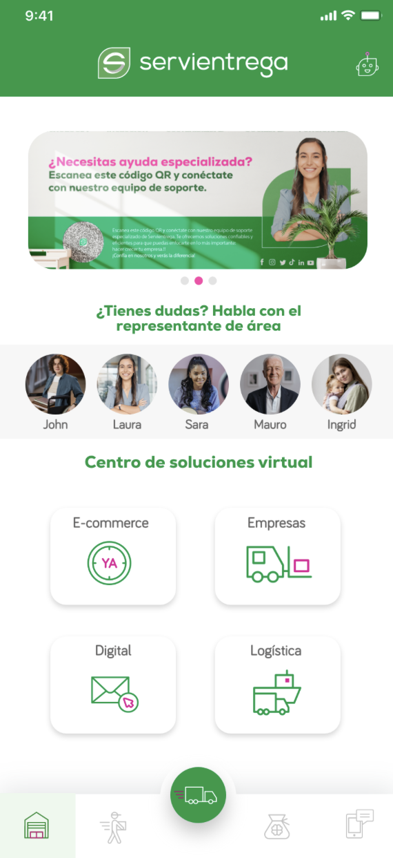 Servientrega app
