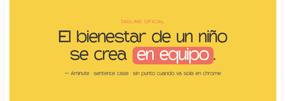 Tagline oficial sobre fondo sunshine