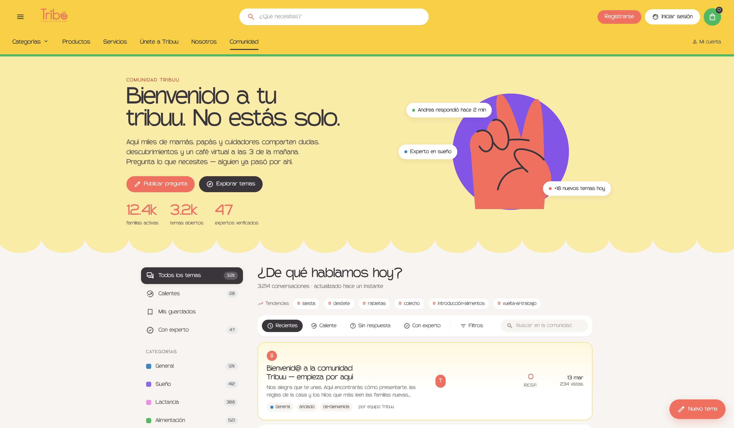 Tribuu — comunidad