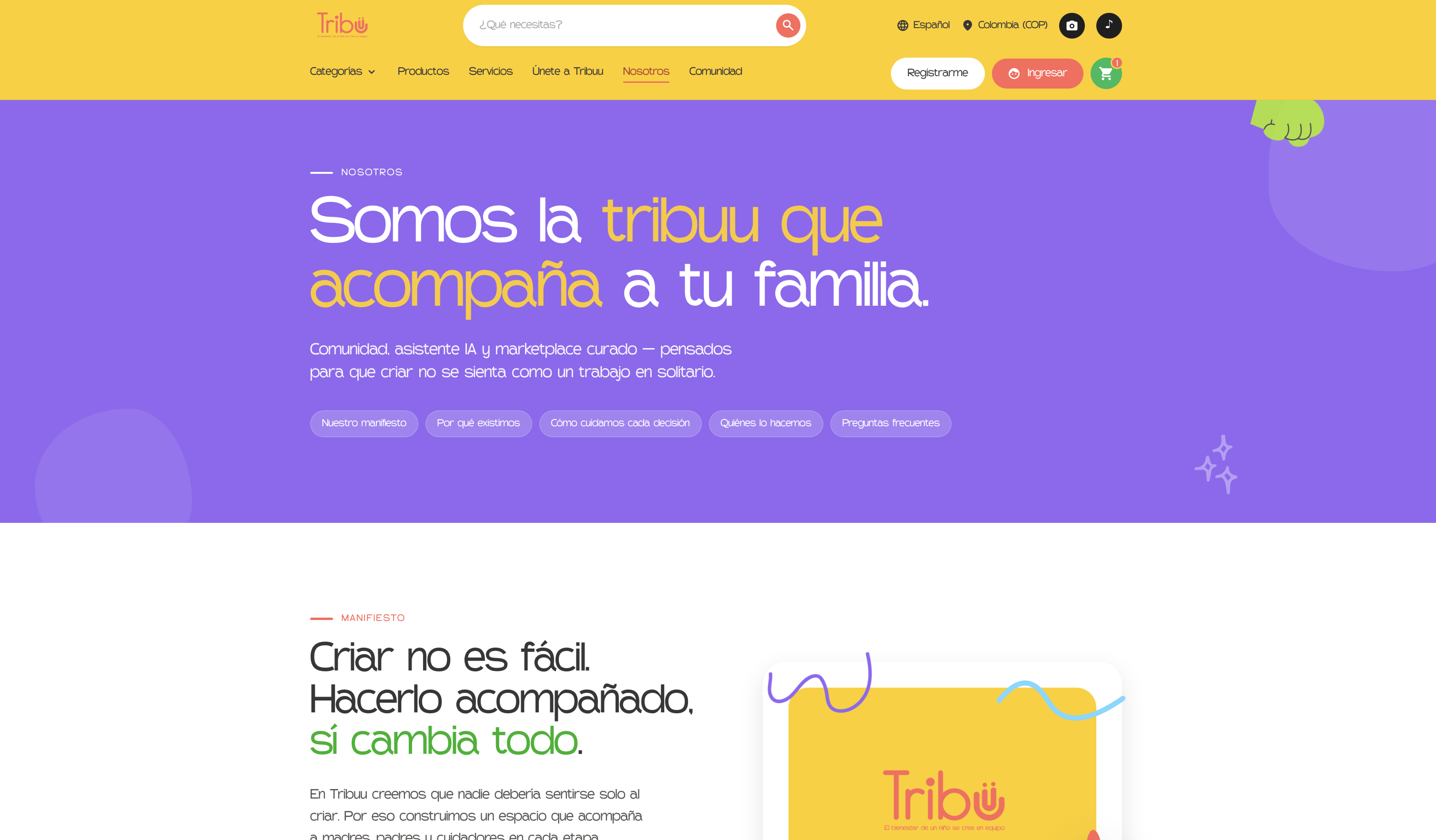 Tribuu — Nosotros